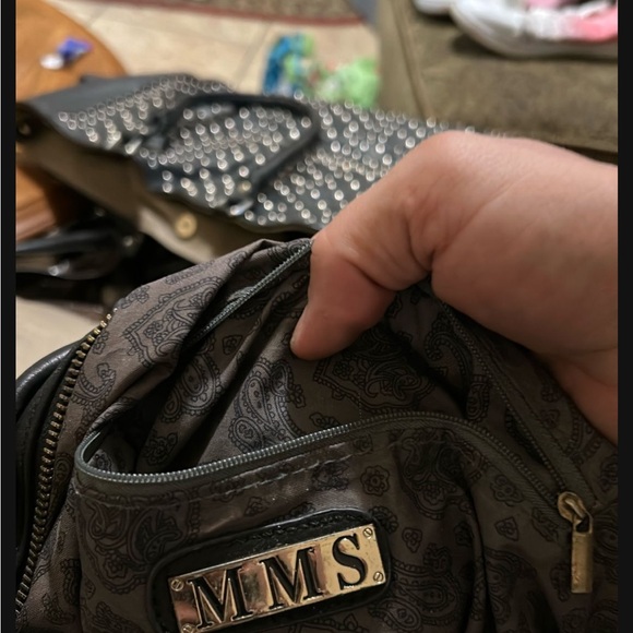 MMS Design Studio Paisley Shoulder Bag - Black and Brown - Picture 1 of 2